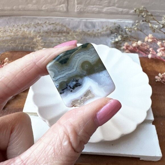 Set of 6 Ocean Jasper Tumbles - Picture 8 of 10